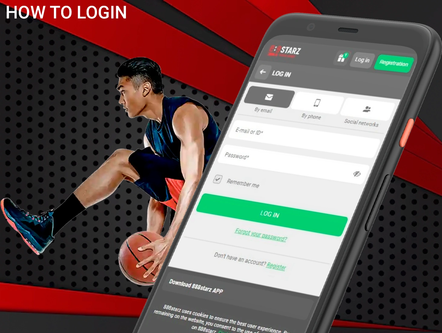 We suggest that you can also login in 888Starz quickly and easily on the mobile app