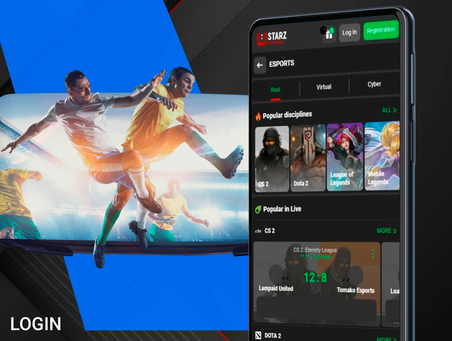 To play on the 888Starz platform you need to login